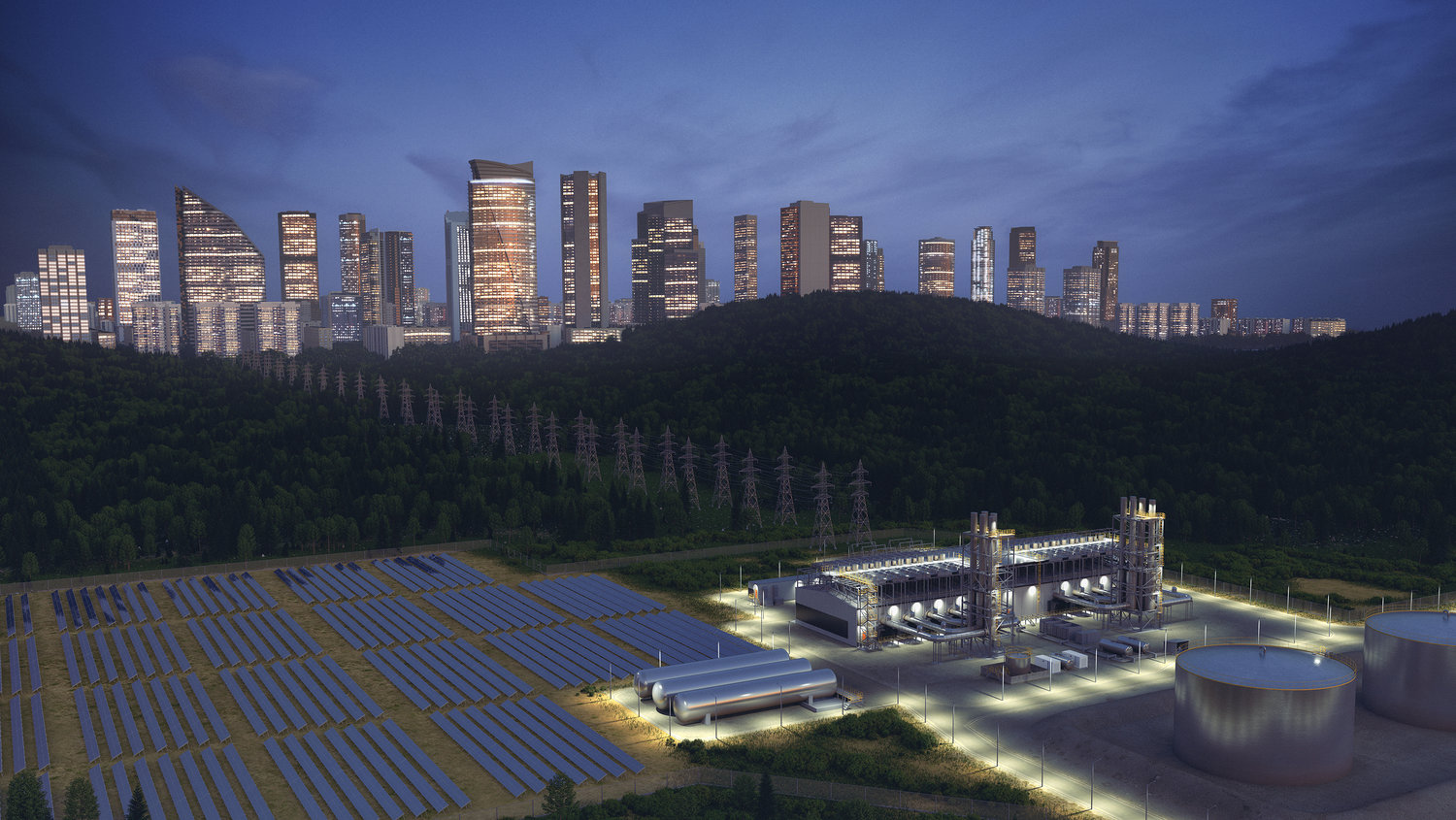 Centrales électriques.