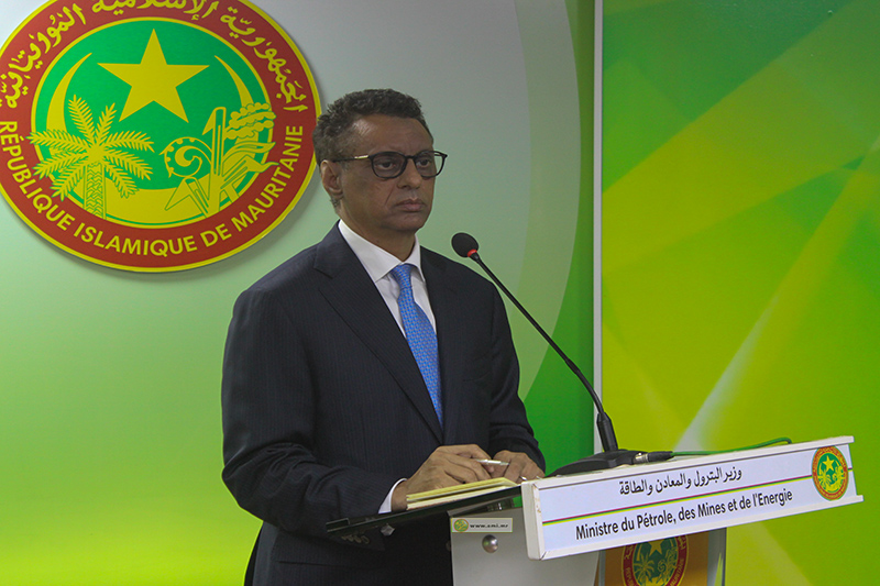 Le ministre mauritanien du Pétrole, des Mines et de l’Énergie, M. Abdessalem Ould Mohamed Saleh. Le ministre mauritanien du Pétrole, des Mines et de l’Énergie, M. Abdessalem Ould Mohamed Saleh.