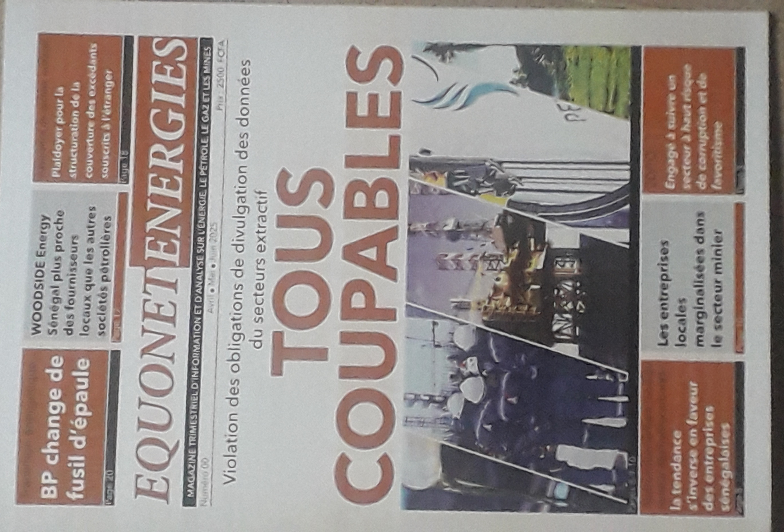 le journaliste sénégalais ndakhté M. gaye lance un journal magazine dédié à la transparence de l’industrie extractive le journaliste sénégalais ndakhté M. gaye lance un journal magazine dédié à la transparence de l’industrie extractive