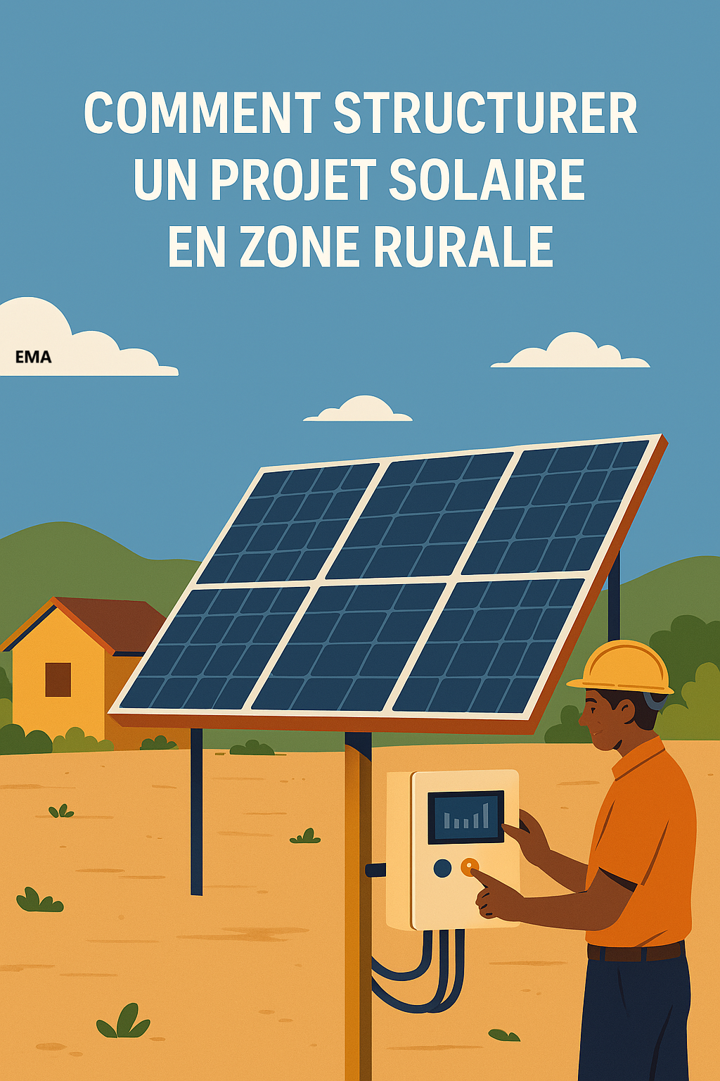 🟡 Comment structurer un projet solaire en zone rurale
