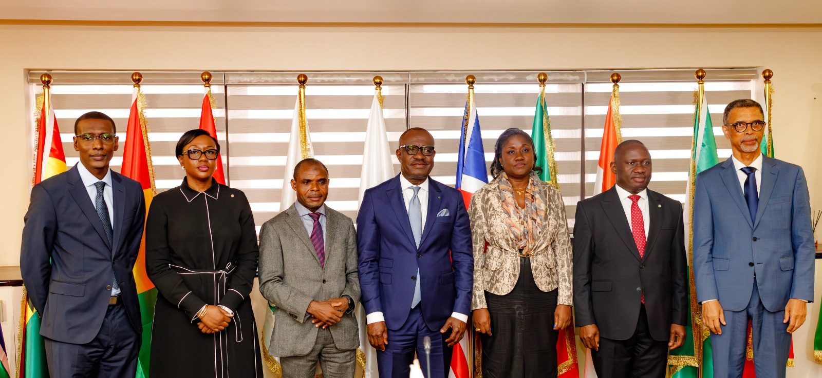 Photo de famille des membres du Conseil d'administration de la BIDC.