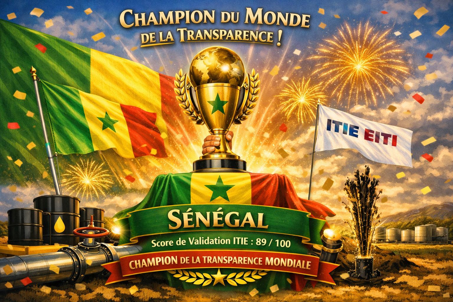 Ce 18 mars 2026, le Conseil d'Administration de l'Initiative pour la Transparence dans les Industries Extractives (ITIE) a décerné au pays un score global de 89 points sur 100 lors de sa troisième validation.