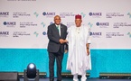S.E. Kashim Shettima Mustapha (GCON), Vice-Président de la République Fédérale du Nigéria Prof Benedict Oramah (GCON), Président d'Afreximbank et du Conseil d'Administration de la Banque