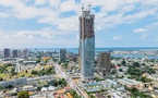 La future Tour F d'Abidjan, plus haute tour d'Afrique (©PFO Africa)