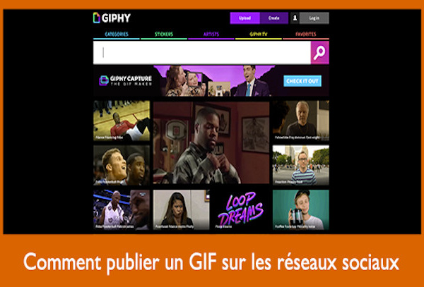 COMMENT PARTAGER UN GIF ANIME SUR LES RESEAUX SOCIAUX ?