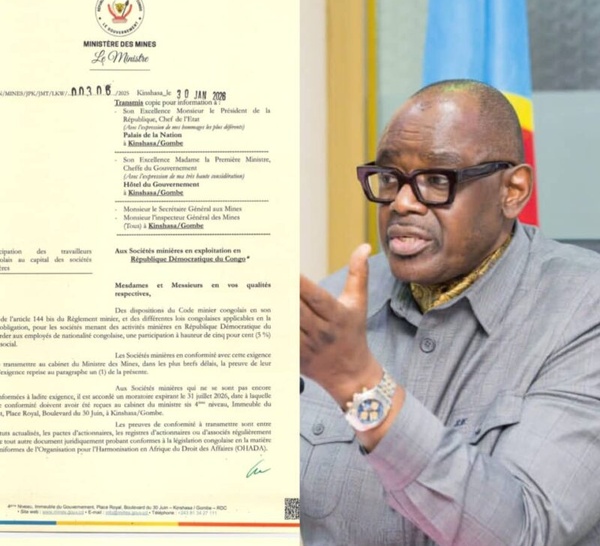 ⚖️ RDC : participation obligatoire des travailleurs congolais au capital minier