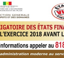 La Dgid rappelle aux contribuables l’obligation du visa des états financiers