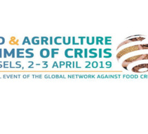 Lancement de l’édition 2019 du Rapport mondial sur les crises alimentaires et événement de haut niveau sur la prévention des crises futures Lancement de l’édition 2019 du Rapport mondial sur les crises alimentaires et événement de haut niveau sur la prévention des crises futures