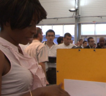 Des élèves du lycée Mariama Bâ bénéficiaires du projet de féminisation et l'internationalisation des métiers du secteur aéronautique