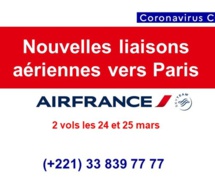 Covid-19 : ouverture de nouvelles liaisons aériennes vers Paris