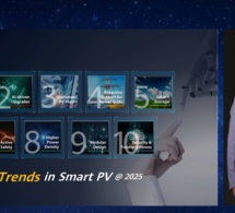 Energies renouvelables : huawei fait part des tendances futures du smart pv pour 2025.