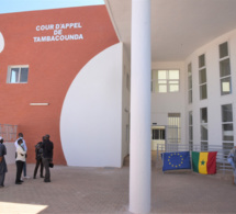 inauguration de la cour d’appel de tambacounda, au sénégal
