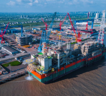 gaz naturel liquéfié grand tortue ahmeyim : le navire flottant de production, de stockage et de déchargement en route vers les ôtes de la mauritanie et du sénégal gaz naturel liquéfié grand tortue ahmeyim : le navire flottant de production, de stockage et de déchargement en route vers les ôtes de la mauritanie et du sénégal