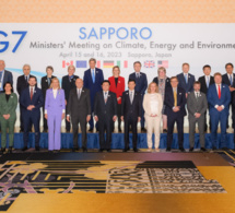 l'irena se réjouit du fait que le communiqué du g7 fait écho à l'appel pour un déploiement rapide des énergies renouvelables