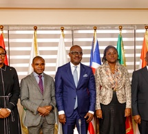 Photo de famille des membres du Conseil d'administration de la BIDC.  Photo de famille des membres du Conseil d'administration de la BIDC.