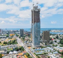 La future Tour F d'Abidjan, plus haute tour d'Afrique (©PFO Africa)