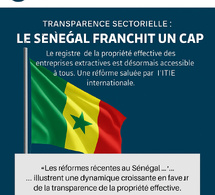 Le Sénégal franchit un cap dans la transparence extractive : un registre public salué à l’international