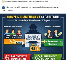Escroquerie Ponzi et blanchiment électronique : le piège des comptes marchands